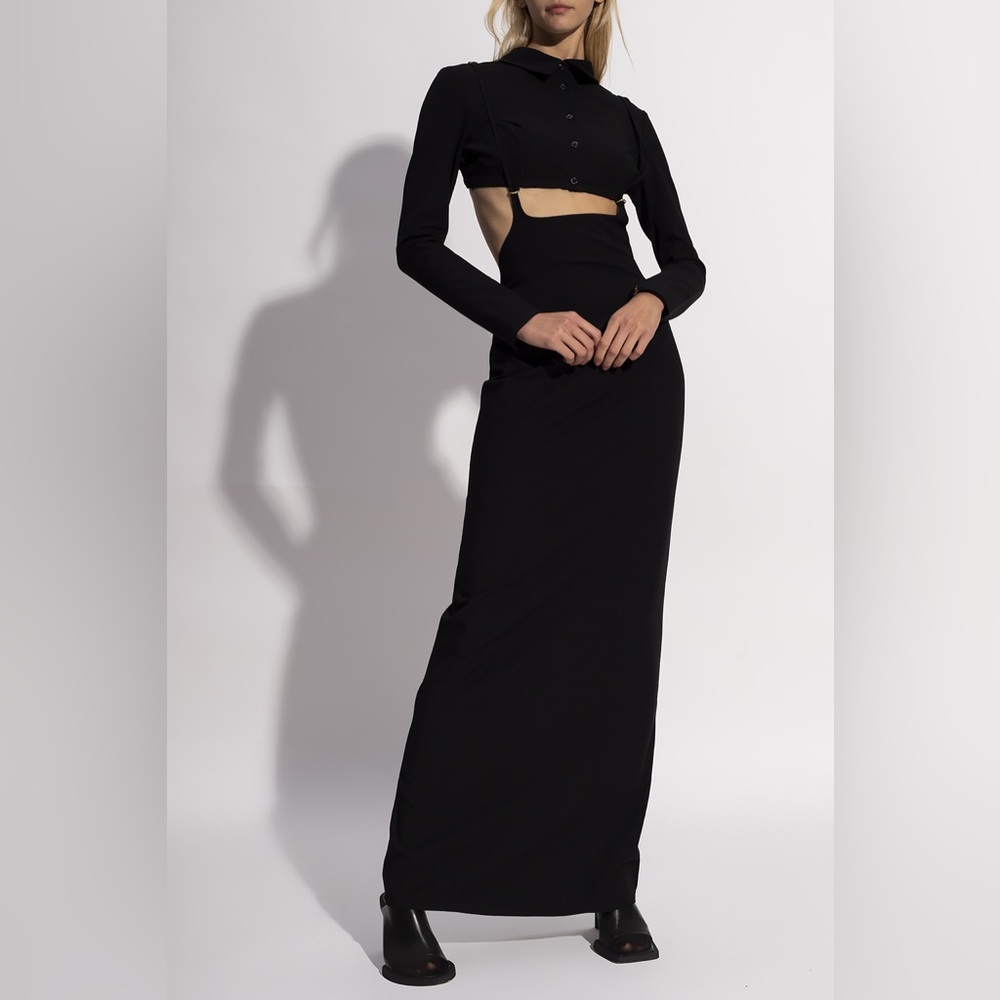 JACQUEMUS Black La Montagne 'la Robe Draio' Dress In 990 Black